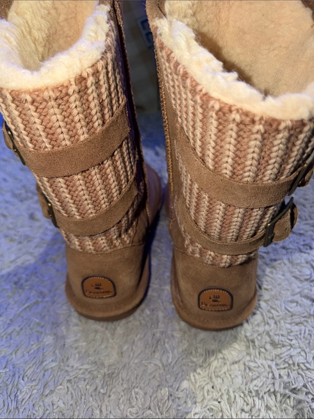 BearPaw chestnut suede